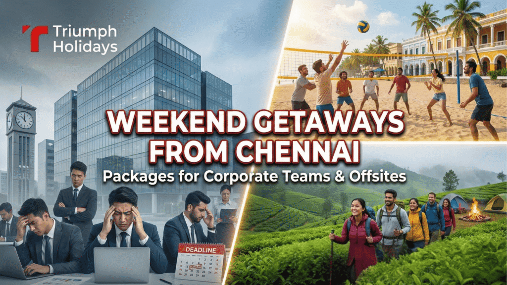 Weekend Getaways from Chennai Packages for Corporate Teams & Offsites