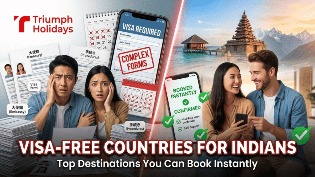 Top visa-free countries for Indians